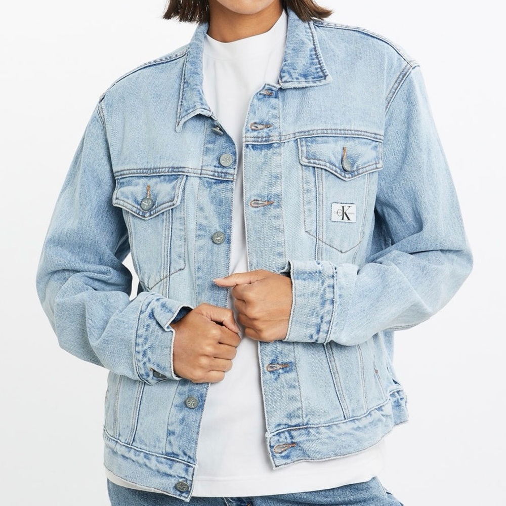 Calvin Klein Vintage Denim Jacket Size XL